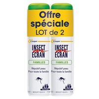 INSECT ECRAN FAMILLES LOT 2X100ML