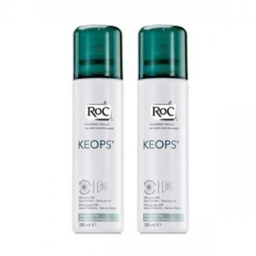 ROC - KEOPS - Lot deodorant spray sec 2x150ml