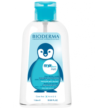 BIODERMA - ABCDerm - H2O Eau micellaire bébé flacon 1L