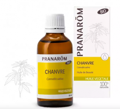 PRANAROM - Huile végétale chanvre bio 50ml