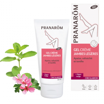 PRANAROM - CIRCULAROM - Gel Crème Jambes Légères 100ml