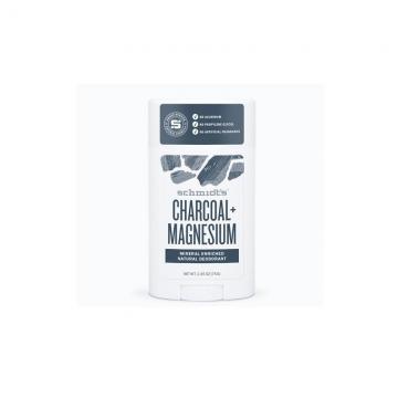 SCHMIDT'S - Déodorant stick Charcoal Magnésium 75g