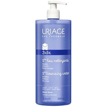 URIAGE Bébé - 1ère Eau Nettoyante sans Rinçage Apaise Adoucit 1L