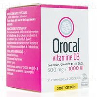 OROCAL D3 500MG/1000UI C.CRQ