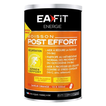 EAFIT BOISSON POST EFFORT saveur orange 500G