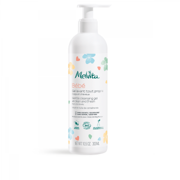 MELVITA - BEBE - Gel lavant tout propre corps et cheveux 300ml