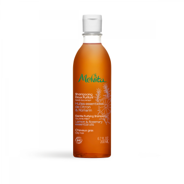 MELVITA - SHAMPOOING DOUX PURIFIANT huiles essentielles de citron & romarin 200ml