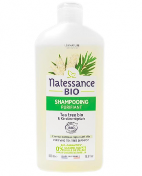 NATESSANCE - Shampooing purifiant tea tree bio natessance 500ml