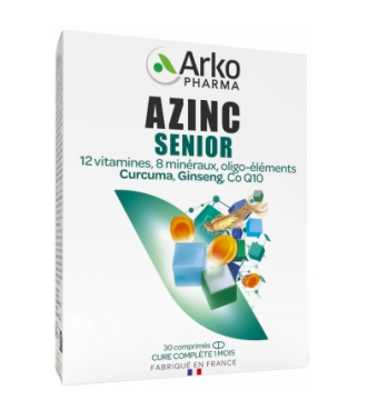 ARKOPHARMA - AZINC SENIOR 30 comprimés