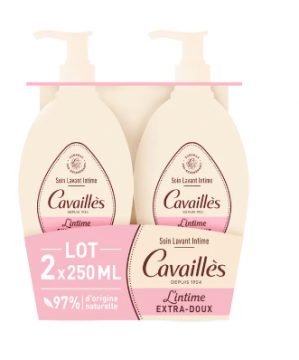 ROGE-CAVAILLÈS - Soin lavant intime éxtra-doux, 2x250ml