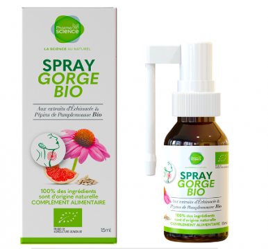 PHARMASCIENCE - Spray gorge bio 15ml