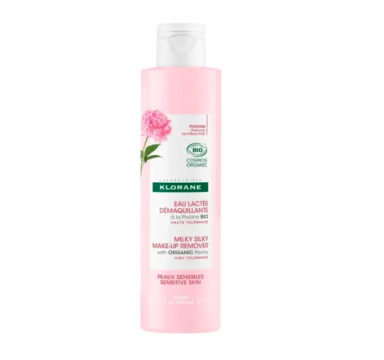 KLORANE - Eau lactée démaquillante à la Pivoine bio 200ml