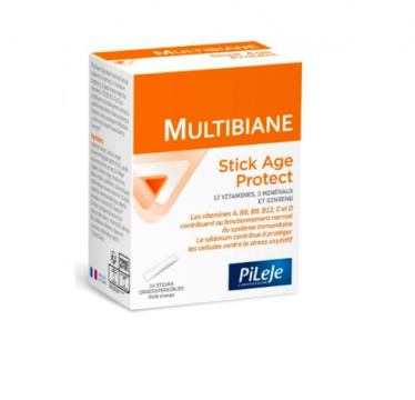 PILEJE - Multibiane age protect 14 Sticks orodispersibles