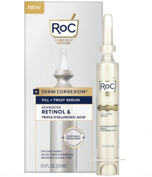 ROC - Derm Correxion - Sérum combler + traiter Rétinol avancé & triple acide hyaluronique 15ml