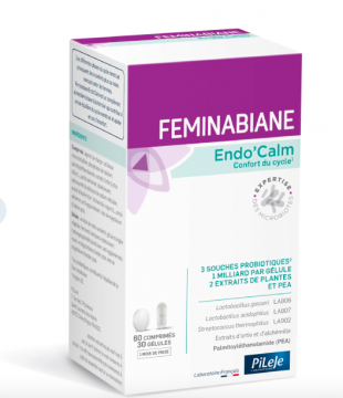 PILEJE - Feminabiane Endo'Calm - 60 comprimés + 30 gélules