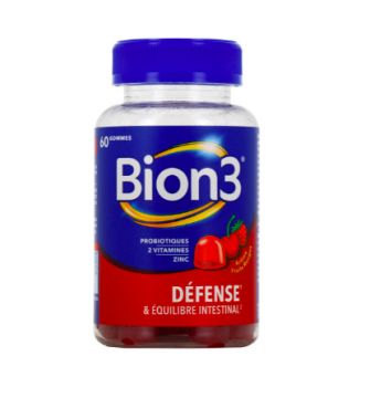 BION 3 - Énergie Arome fruits rouges 60 gommes