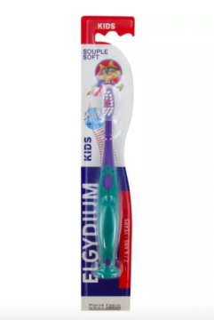 ELGYDIUM - Kids brosse à dents souple 2/6 ans