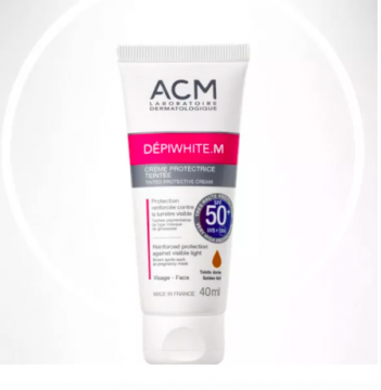 ACM - DEPIWHITE.M - Crème protectrice teintée SPF50 40ml contre la lumière visible et l'hyperpigmentatio