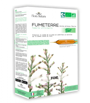 FLORA NATURA -  Fumeterre bio foie 20 ampoulesx15ml