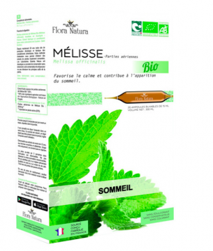 FLORA NATURA - Melisse bio  20x15ml ampoules