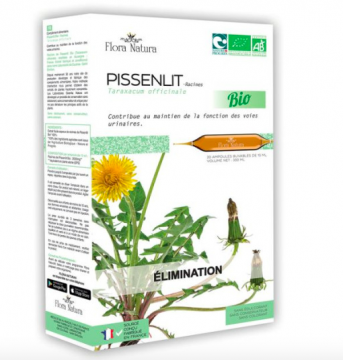 FLORA NATURA - Pissenlit racine bio ampoules 20x15ml