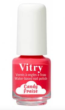 VITRY - Vernis à Ongles à l'eau 4ml - Couleur : Candy Fraise