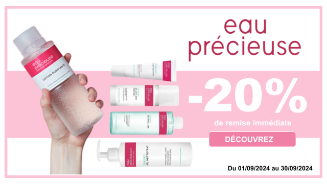 EAU PR&Eacute;CIEUSE -20% de remise imm&eacute;diate