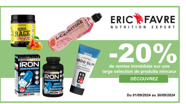 ERIC FAVRE -20% de remise immédiate sur une large sélection de produits minceur