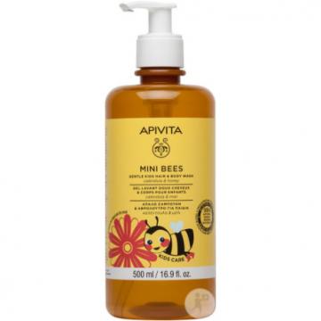 APIVITA - MINI BEES - Gel Douche cheveux et corps pour enfants 500ml