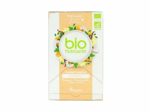 NUTRISANTE - Infusion Bio serenite saveur vanille 25 sachets