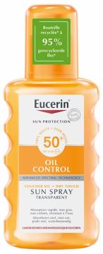 EUCERIN - Sun Protection Oil Control Sun Spray Transparent SPF50+ 200ml