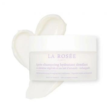 LA ROSEE - Après-shampoing hydratant démêlant kératine végétale & lait d'amande 200g