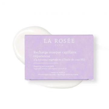 LA ROSEE - Recharge masque capillaire réparateur kératine végétale & huile de coco Bio  200g