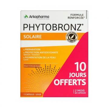 PHYTOBRONZ - Solaire Tout type de Peau 2 mois 60 capsules